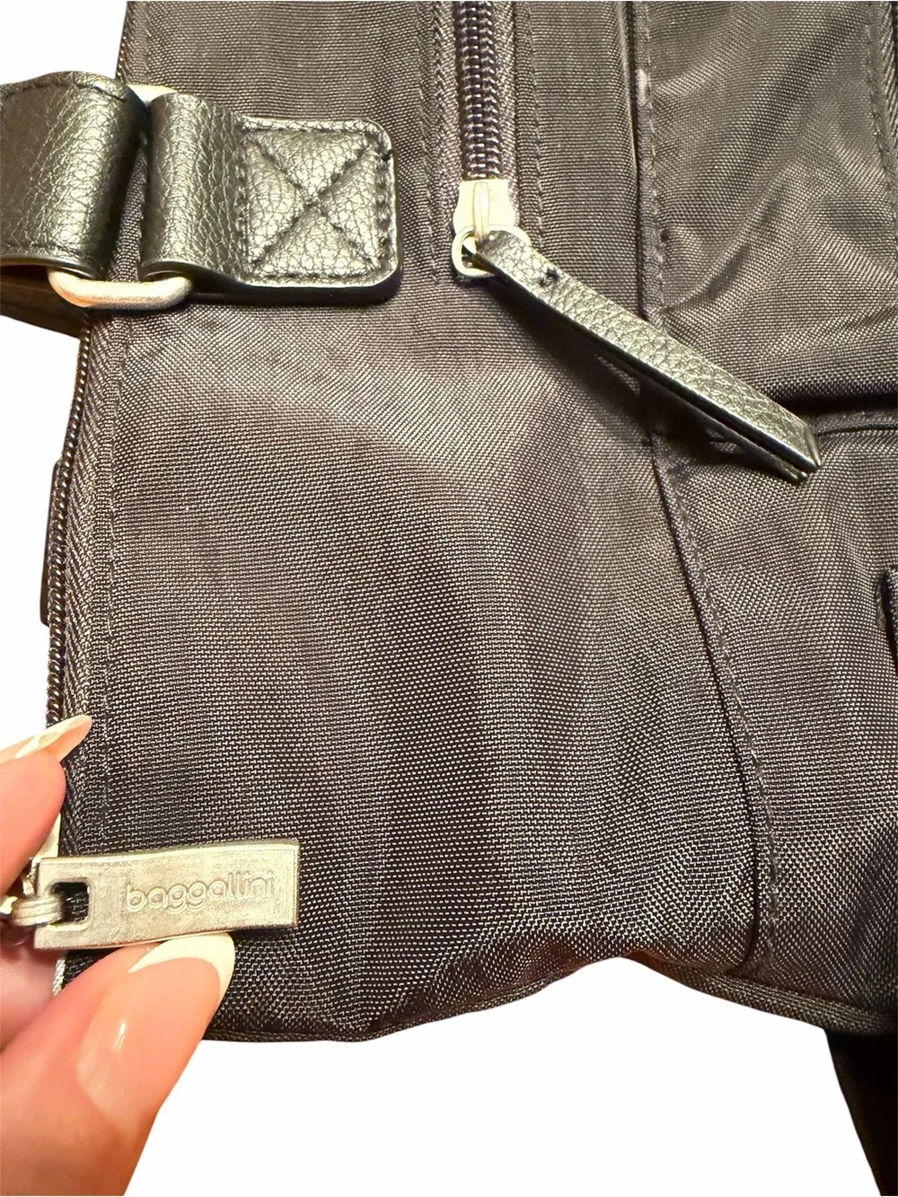 Baggallini 3 in 1 Convertible Crossbody Tote Backpack - Black